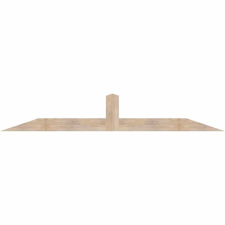 Ekena Millwork Portland Smooth Timber Gable Bracket, Douglas Fir, 96"W x 16"H x 1 1/2"D x 5 1/2"F, 4/12 Pitch GBW096X16X0206POR00SDF